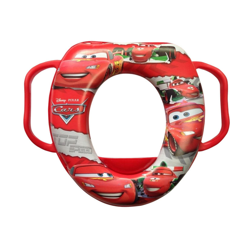 Disney Keeper Kids Toilet Training Seat Soft Non-Slip Cars Red