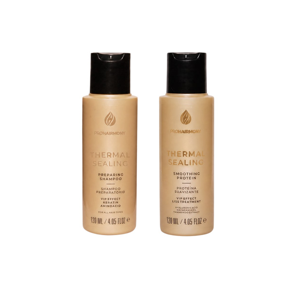 Prohairmony Thermal Sealing Straightening Hair Kit, Liquid Formula, All Hair Types