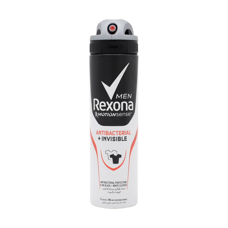 Rexona Black & White Antiperspirant Spray Men Invisible Formula 150 ml