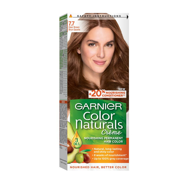 Garnier Color Naturals Permanent Hair Color Cream Deer Brown 7.7
