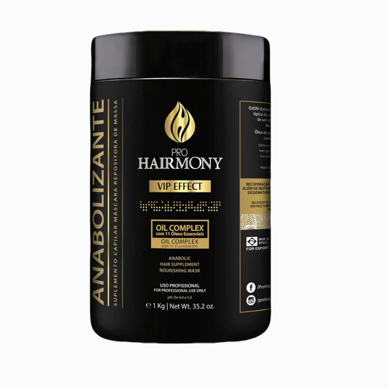 Prohairmony Anabolic Hair Mask Cream Oil-Based Repairing Formula 1 Liter