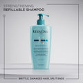 Kerastase Resistance Bain Force Architecte Strengthening Shampoo for Damaged Hair 500 ml