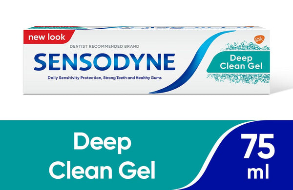 Sensodyne Deep Clean Gel Toothpaste Foam Boost Technology 75ml