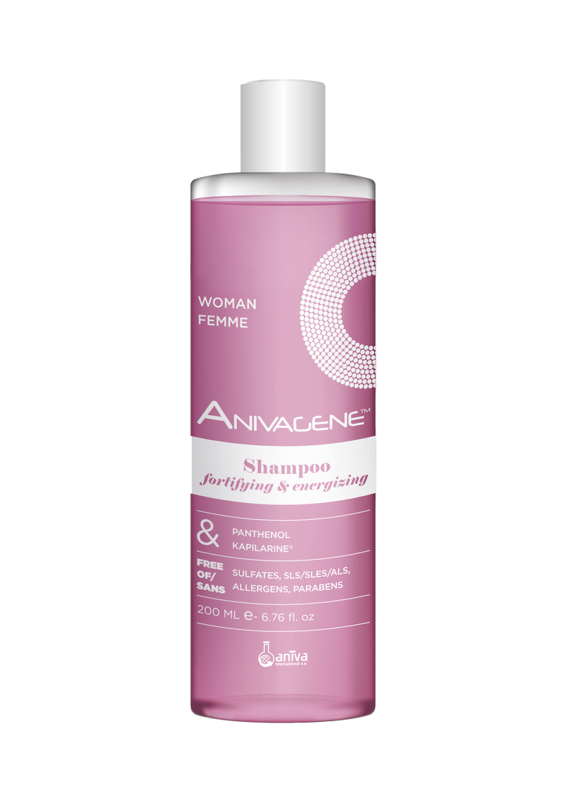 Anivagene Fortifying Energizing Shampoo Liquid Formula Biotin Keratin 200 ml