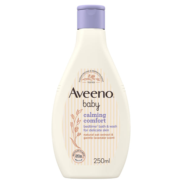 Aveeno Baby Calming Comfort Bath & Wash Lavender Oat Extract 250ml