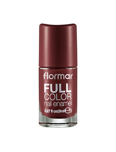 Flormar Full Color Nail Polish Liquid Glossy Red FC66