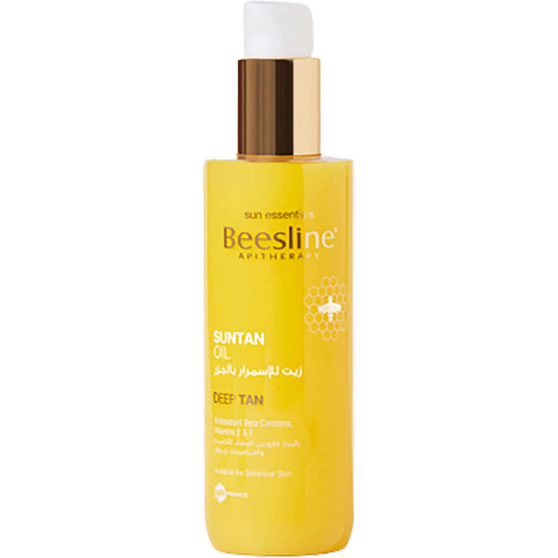 Beesline Sun Tan Oil Carrot Extract Beeswax Coconut Oil 200 ml