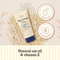 Aveeno Baby Soothing Relief Emollient Cream Oat Oil Vitamin E Unscented 150ml