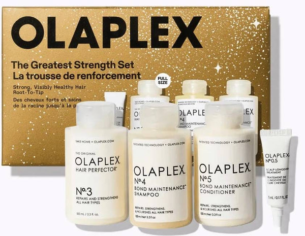 Olaplex The Greatest Strength Set Haircare System, 4-Piece, 3.3 fl oz and 0.17 fl oz