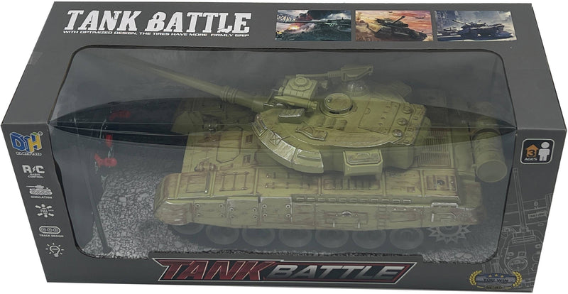 Da Hua Toys Tank Battle Commander RC Military Tank with Light