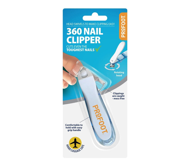 Profoot 360 Nail Clipper Rotating Head Stainless Steel Adult Tough Nail Cutter