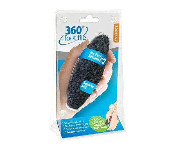 Profoot 360 Foot File Ergonomic Wet and Dry Black