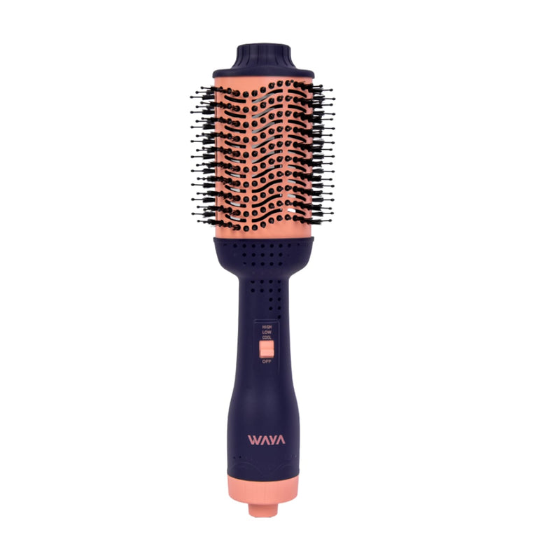 Waya Hair Dryer Brush HY-036 1000W Ceramic Tourmaline Ionic Styling Tool