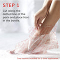 BABY FOOT Exfoliating Foot Peel Socks Pair with AHA, Lavender Scented