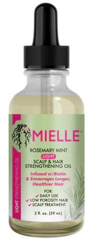 Mielle Rosemary Mint Light Hair Strengthening Oil, Rosemary and Mint, 59 ml