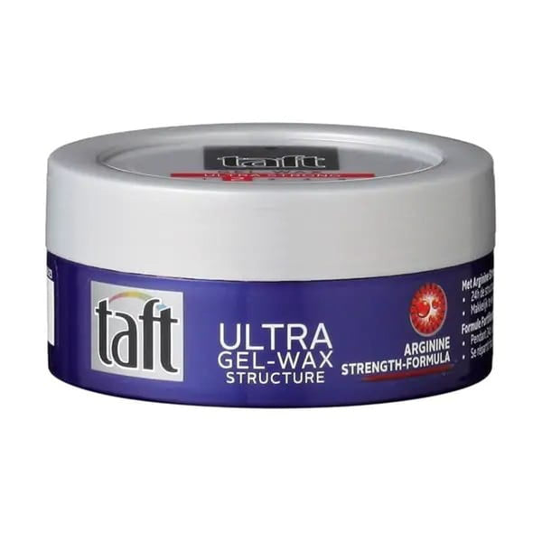 Taft Wax Ultra Hair Styling Wax Natural Flexible Hold 75ml