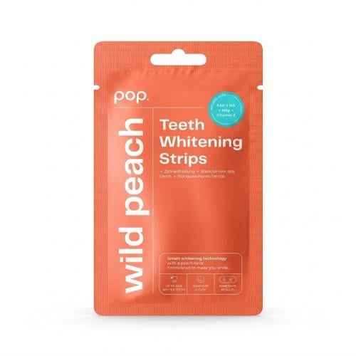 POP Strips Teeth Brightening Strips PAP HA HAP Vitamin E Wild Peach