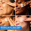 CeraVe Invisible Dry Touch Fluid Sunscreen SPF 50+ Hyaluronic Acid Niacinamide 50ml
