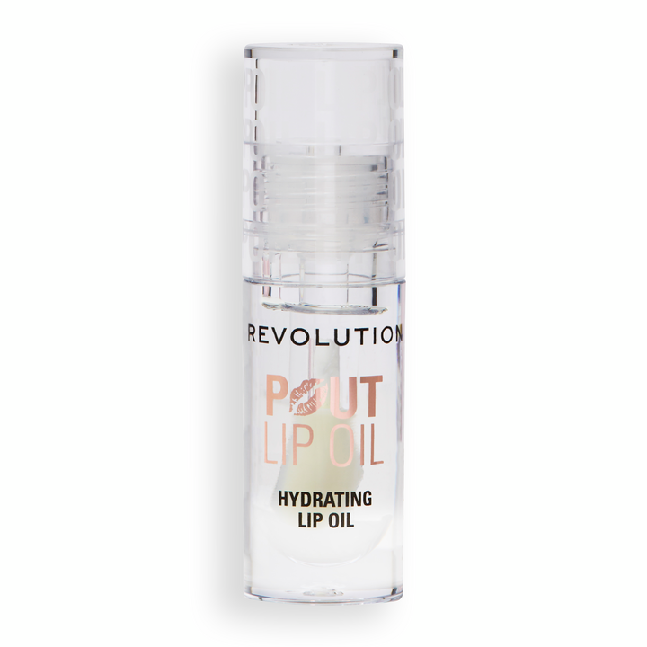Revolution Pout Hydrating Lip Oil Lychee Clear