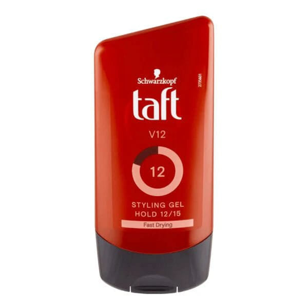 Taft V12 ST Hair Styling Gel Maximum Hold Flexible Finish