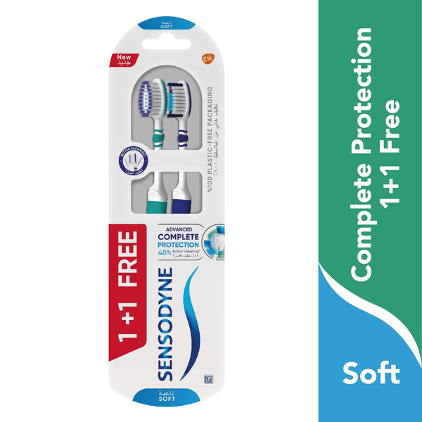 Sensodyne Advanced Complete Protection Soft Toothbrush Angled Head Promo Pack