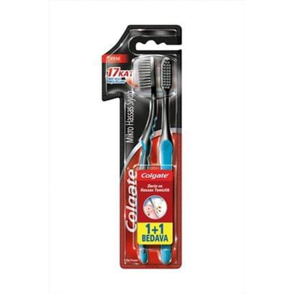 Colgate Slim Soft Charcoal Toothbrush Gentle Clean