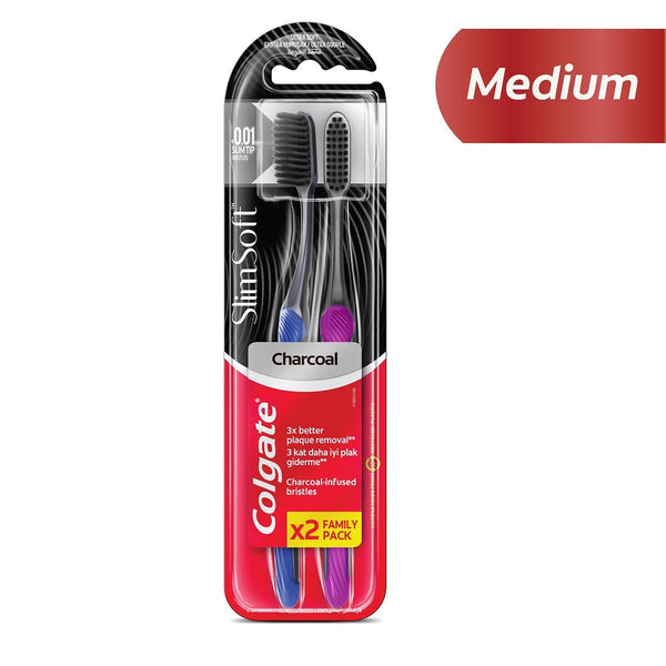 Colgate Slim Soft Charcoal Toothbrush
