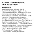 Skin Republic Vitamin C Face Mask Sheet 25 ml with Vitamins E and Plant Extracts