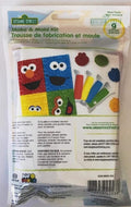 Sesame Street Make Mold Kit, 9 Pieces, Dough Colours and Cutters, Age 3+