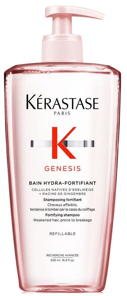 Kerastase Genesis Bain Hydra-Fortifiant Fortifying Shampoo Ginger Root Edelweiss 500 ml