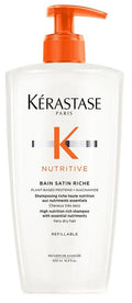 Kerastase Nutritive Bain Satin Riche Nourishing Shampoo for Very Dry Hair, 500 ml