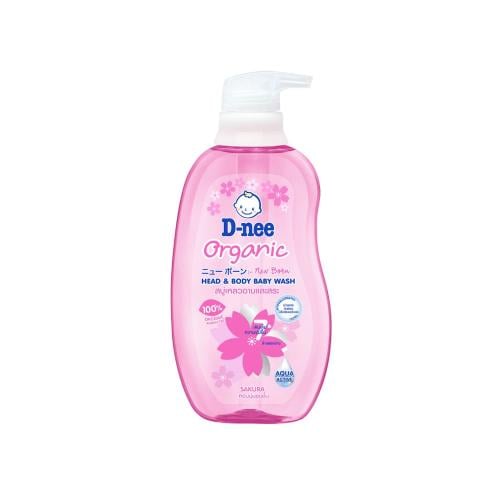 D-nee Organic Baby Head & Body Wash Sakura Flower Extract 200ml