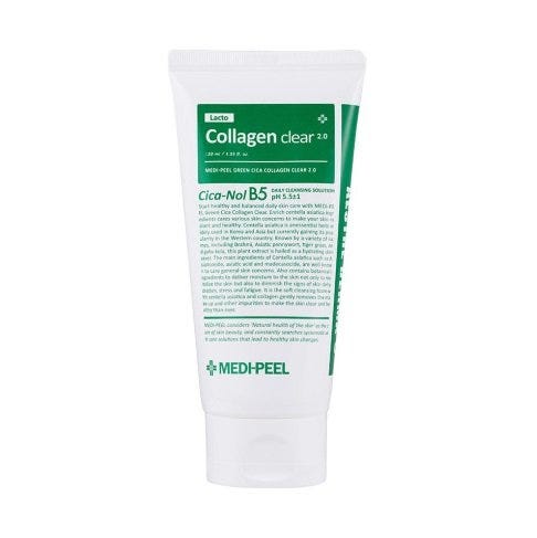 Medi-Peel Green Cica Collagen Clear 2.0 Foam Cleanser AHA PHA 200ml