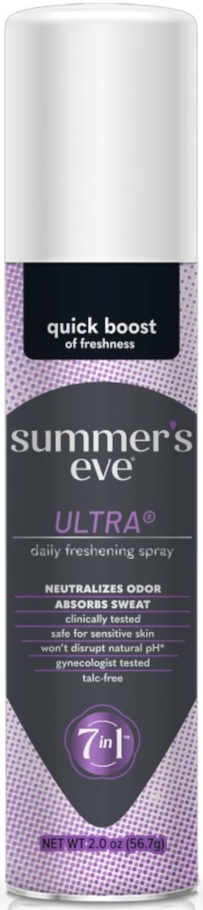 Summer's Eve Ultra Daily Performance Intimate Spray, 56.7 g, 1 Pc