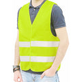 Spartan Reflective Safety Jacket Fluorescent High-Visibility Vest
