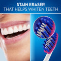 Oral-B 3D White Luxe Pro-Flex Manual Toothbrush, Medium, Stain Eraser, 2 Pack