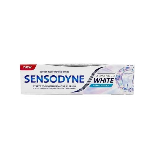 Sensodyne Advanced Enamel Defense Toothpaste, Sensitivity Care, Brightening, 75ml