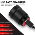 Spartan Smart Bicycle Tail Light, USB Rechargeable Rear Warning Lamp