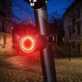 Spartan Smart Bicycle Tail Light, USB Rechargeable Rear Warning Lamp