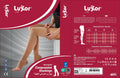 LUXOR Compression Stockings Thigh High Open Toe Beige Size M 810