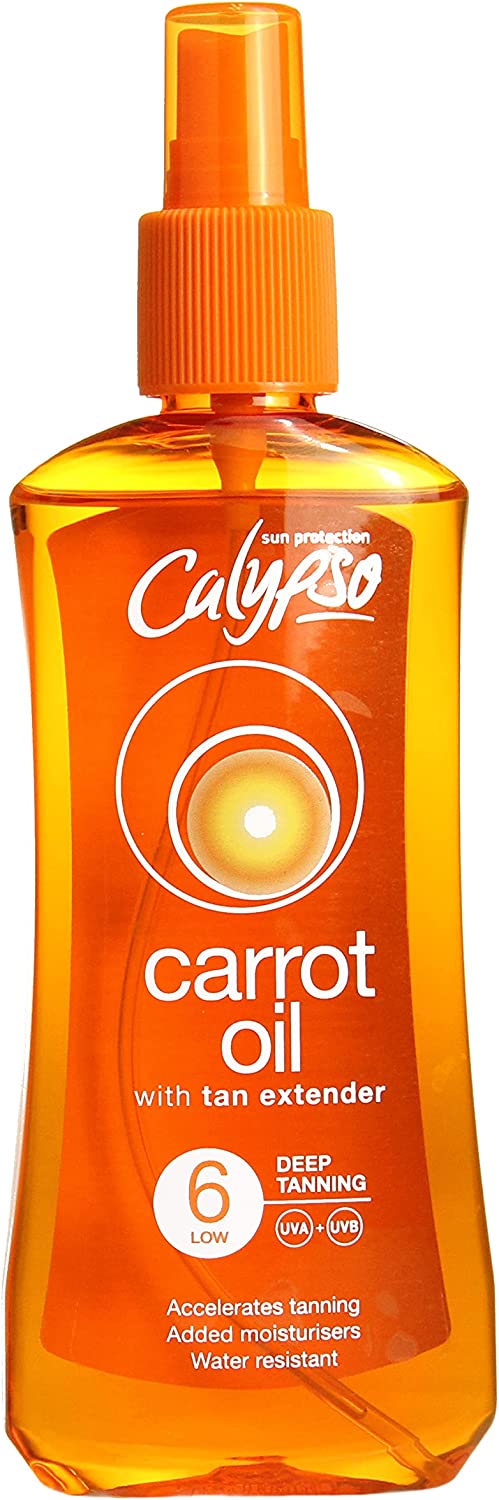 Calypso Sun Carrot Oil Tan Extender Spray Natural Carrot Oil 200ml