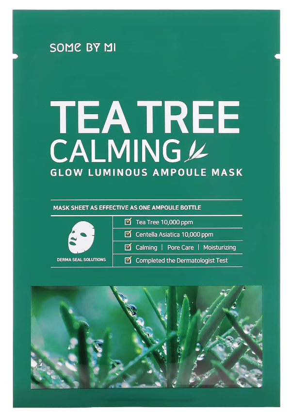 SOME BY MI Tea Tree Calming Glow Luminous Ampoule Face Mask 1Pc