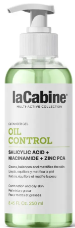 La Cabine Facial Cleansing Gel Salicylic Acid Niacinamide Zinc PCA 250 ml