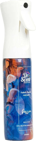 Dr. Scent Fabric Spray Passion Fragrance Lime Tree Lily of the Valley Bois de Rose 300 ml