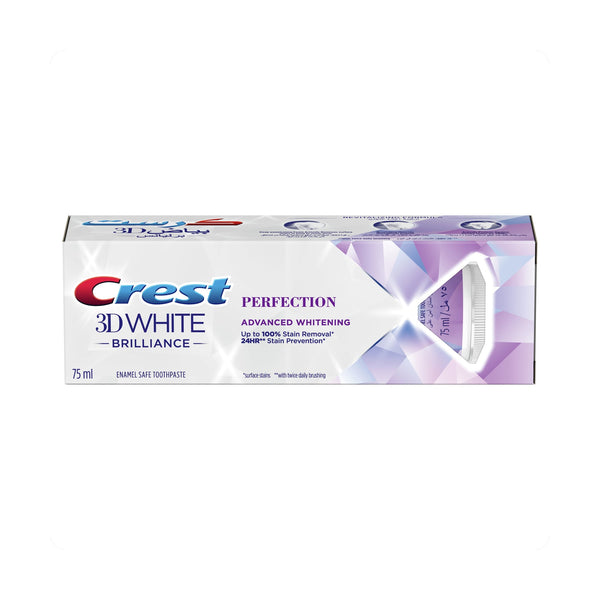 Crest 3D White Brilliance Toothpaste Fluoride Micro-Cleansing Formula 75 ml