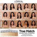 L'Oreal Paris True Match Liquid Foundation Natural Finish Hyaluronic Acid Vanilla Rose 2R/2C