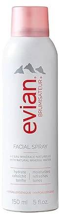 Evian Facial Mist Spray Mineral Spring Water Hydrating Face Mist 150 ml