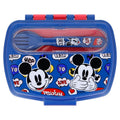 Disney Mickey Lunch Box With Spoon and Fork, BPA-Free, 800 ml