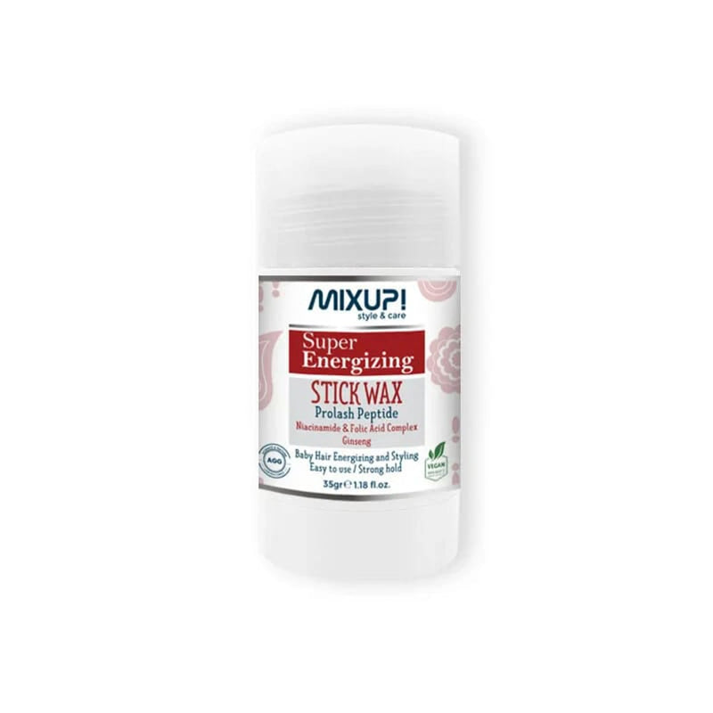 Mixup Super Energizing Peptide Stick Wax Strong Hold Baby Hair Styling 35g