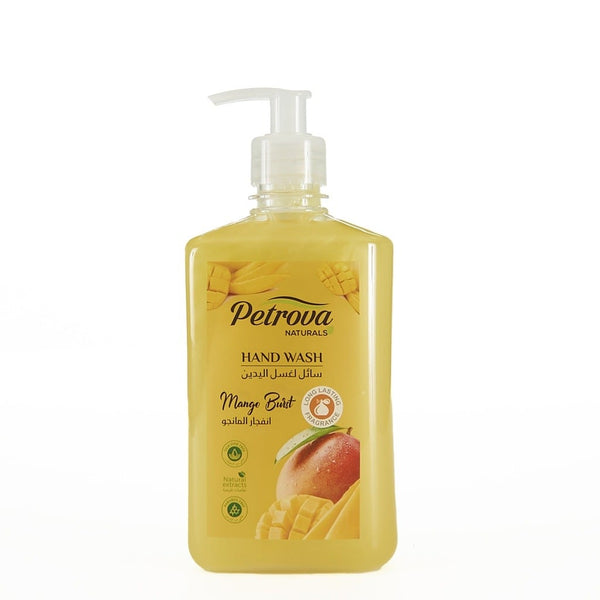 PETROVA Hand Wash Mango Burst Liquid Soap Fresh Mango Scent 500ml